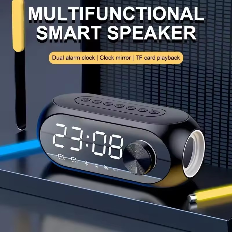 Home Improvement Videos - Altoparlante Bluetooth Wireless con Sveglia, Radio