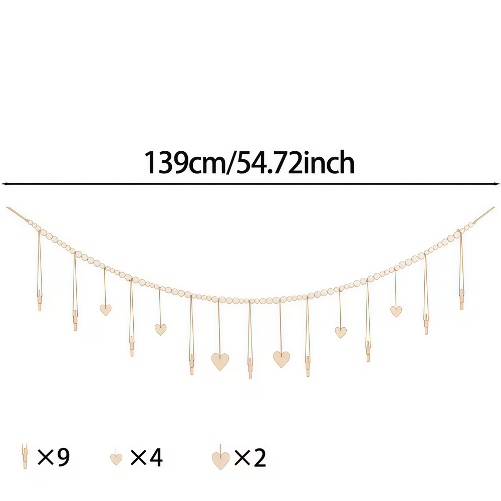 1 pz Ghirlanda di Perline con  - Picture Hanging Strip recensione e prezzo